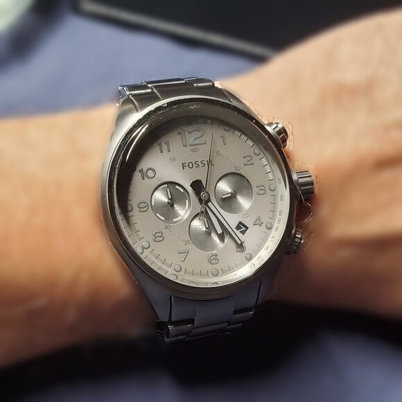 Fossil CH-2802 Smoke Gray Stainless Steel Case 46mm - Picture 8 of 10